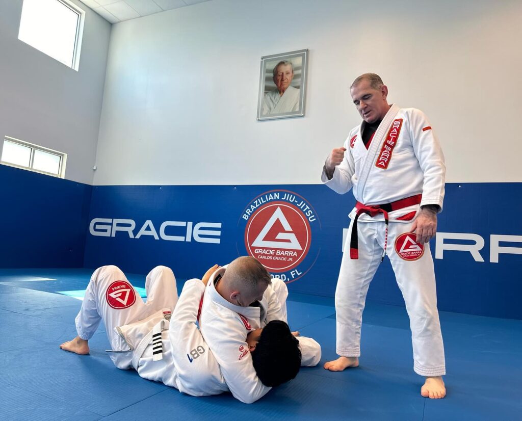 Master Carlos Liberi Teaching at gracie barra sanford